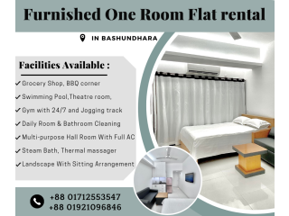 In Bashundhara R/A 1 Bed Room Serviced Apartment RENT