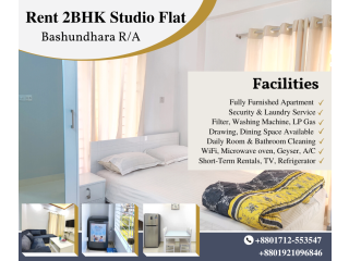 2BHK Furnished Serviced Apartment RENT In Bashundhara