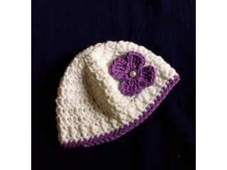 Crochet beautiful newborn hat