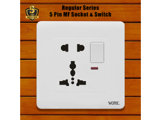 5 Pin Multi Function Socket (Regular Series) | Multi Socket | VGTEC