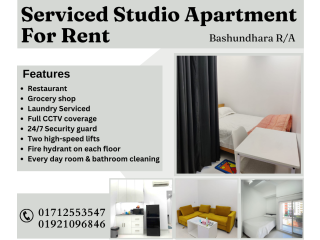 Furnished Apartment With Full Serviced RENT in Bashundhara R/A