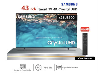 SAMSUNG BU8100 43-INCH CRYSTAL 4K UHD SMART LED TELEVISION